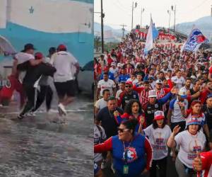 Las imágenes que se dieron previo al clásico de Olimpia vs Motagua por la fecha 16 del Clausura 2024