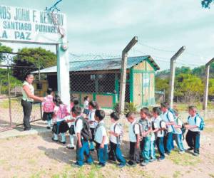 Muchos de los centros unidocentes están en la zona rural.