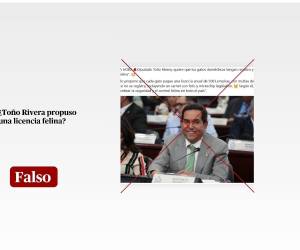 Captura de pantalla a una publicación de Facebook hecha el 27 de marzo de 2026, adaptada a esta cartela.