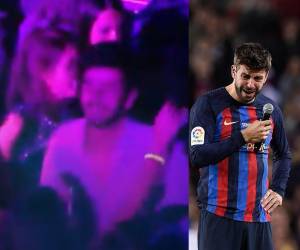 La imagen de la izquierda es una captura de pantalla de la supuesta fiesta de Piqué.