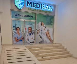 Las instalaciones de Medisan se encuentran en el tercer piso de un reconocido centro comercial de San Pedro Sula.