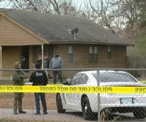 Los cuerpos estaban dentro de esta vivienda.