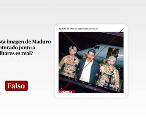 Captura de pantalla a una publicación de X hecha el 3 de enero del 2026, adaptada a esta cartela.