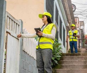 Imagen de censistas durante el evento del lanzamiento del XVIII Censo Nacional de Población y VII de Vivienda en Honduras