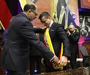El nuevo presidente de Ecuador tomó posesión de su cargo este jueves 23 de noviembre.