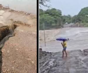La historia de nunca acabar se cumplió, pues las primeras lluvias destruyeron bordas de contención construidas por la Secretaria de Infraestructura y Transporte (SIT) en la Costa de los Amates que quedó otra vez incomunicado, evidenciando así la deficiente determinación del gobierno que generó una pérdida de 53 millones de lempiras. Los pobladores se mantienen alerta ante la crecida del río Goascorán que amenaza con inundar varios sectores. A continuación los detalles.