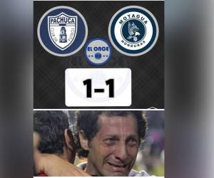 Motagua eliminó al Pachuca en el mismísimo estadio Hidalgo con el empate 1-1 para avanzar a los cuartos de final de la Liga de Campeones de la Concacaf. Estos son los memes que aplauden su hazaña.