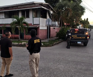 En la fotografía se muestra el lugar en el que se realizo el allanamiento donde fueron capturadas ambas féminas.