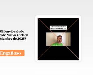 Captura de pantalla a una publicación de TikTok hecha el 8 de diciembre de 2025, adaptada a esta cartela.