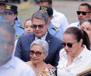 El expresidente Juan Orlando Hernández se presentó este lunes 3 de agosto a su audiencia de declaración de imputado por el caso Pandora II.
