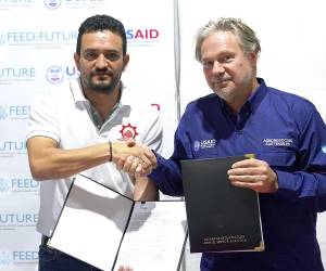 <i>El pasado 24 de junio se llevó a cabo la firma de este acuerdo de cooperación entre Agronegocios Sostenibles y la Corporación Americana S.A.</i>