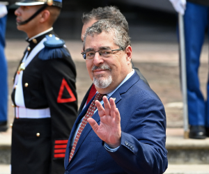 Bernardo Arévalo visitó el pasado jueves el país hondureño, en su último viaje, en una gira por varios países desde que ganó las elecciones.