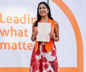 Ariana Bonilla Rietti es un ejemplo de cómo el programa de Crédito-Beca HonduFuturo impulsa el talento hondureño para transformar realidades.