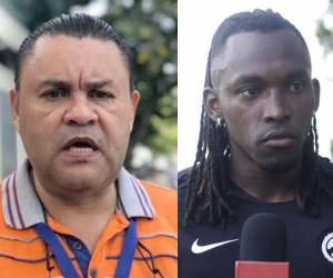A la izquierda, Carlos Umaña, médico hondureño y diputado. A la derecha, el jugador Alberth Elis.