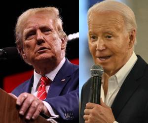 Donald Trump se encontraba en un evento en Dallas, Texas, mientras que Joe Biden asistió a un evento en Atlanta, Georgia.