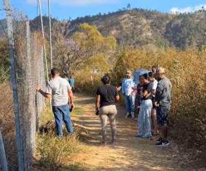 Escena donde se encontró el cuerpo sin vida de Flor Ramírez.