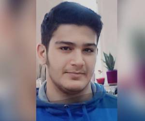 Imagen del joven que será ejecutado por participar en las protestas ocurridas tras el crimen cometido contra una chica.