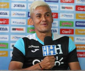 El lateral del Olimpia Andy Nájar portará el gafete de capitán en el repechaje ante Costa Rica. FOTO: Emilio Flores.