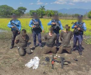 Los tres hombres serían miembros de una estructura criminal de Ajuterique.