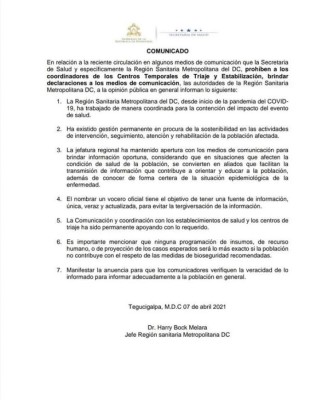 Salud sobre mordaza a triajes: periodistas podrán verificar la veracidad de lo informado