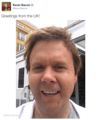 Kevin Bacon luce irreconocible