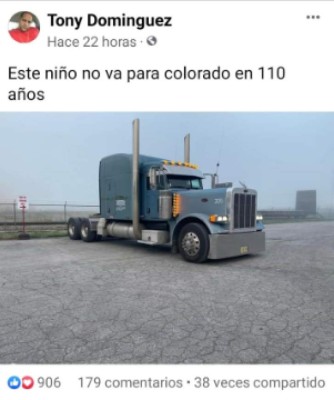 'Volveremos en 110 años': camioneros boicotean a Colorado tras condena a joven cubano