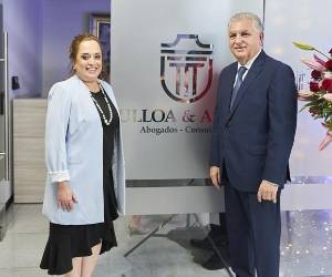 Abogada Marielena Ulloa e ingeniero Reynaldo Pineda.