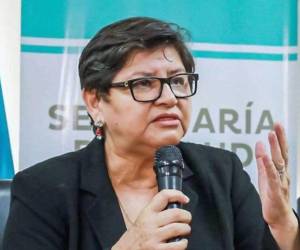 Carla Paredes, exsecretaria de Salud durante el gobierno de Xiomara Castro.