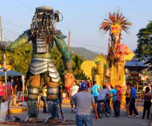 Autoridades del Instituto Hondureño de Turismo, de la alcaldía de Trinidad, de la Secretaría de las Culturas, Artes y Patrimonios y los productores de Chimeneas Gigantes, hicieron el lanzamiento del evento que inicia mañana 30 de noviembre.