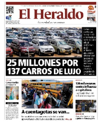 25 millones por 137 carros de lujo