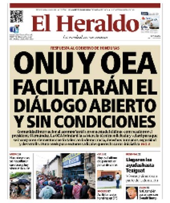 ONU y OEA facilitarán el diálogo abierto y sin condiciones