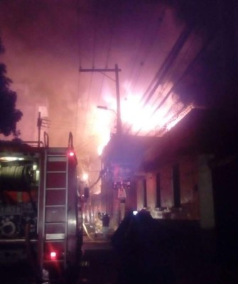 Las imágenes más impactantes del voraz incendio en el Museo del Hombre Hondureño