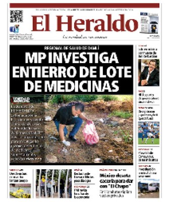 MP investiga entierro de lote de medicinas