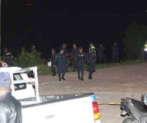 Cuatro muertos deja tiroreo en la colonia Villa Madrid, salida a Olancho. (Fotos: Jimmy Argueta).