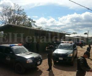 El grupo militar estará instalado de forma permanente para dar seguridad al sector y sus alrededores (Foto: El Heraldo Honduras/ Noticias de Honduras)