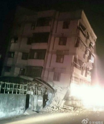 Taiwán: Al menos cinco muertos por sismo de 6,4 grados de magnitud