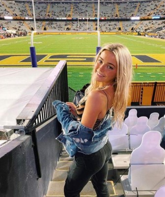 Olivia Dunne, gimnasta que podría convertirse en la primera atleta de $1 millón (FOTOS)