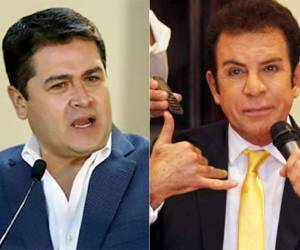 Juan Orlando Hernández y Salvador Nasralla conversaron vía telefónica durante una entrevista televisiva.