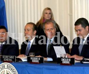 La firma que da vida a la Maccih se realizó este martes entre Honduras y la Organización de Estados Americanos (OEA).