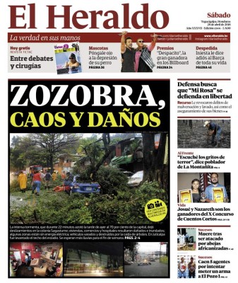 Zozobra, caos y daños