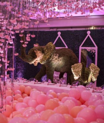 Así fue el lujoso Baby Shower de Khloé Kardashian