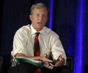 'Las personas en el Congreso y en su propio gobierno saben que este presidente es un peligro claro y actual, que es mentalmente inestable y tiene armas nucleares”, dice Steyer en el anuncio. “Y no hacen nada”. (Foto: AP/ El Heraldo Honduras, Noticias de Honduras)