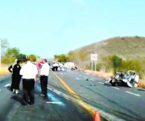Los hondureños se accidentaron en el tramo de Mante, Tamaulipas, y serán repatriados en un período de 10 días.