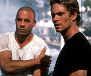 Vin Diesel y su amigo Paul Walker.