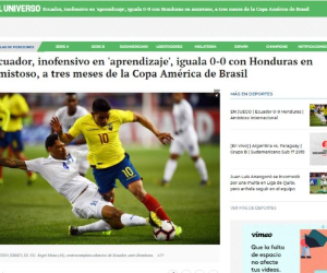 Periódico El Universo de Ecuador.