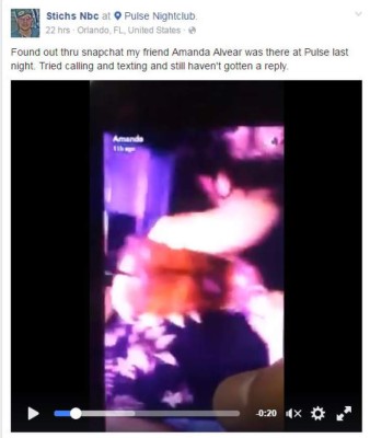 Víctima del tiroteo en Orlando grabó video minutos antes de su muerte