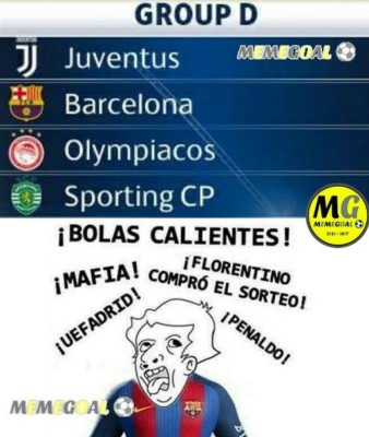 Los divertidos memes que dejó el sorteo de la Champions League