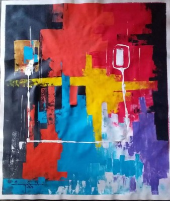 eclosión de arte abstracto en el pincel de yimy santos rumbo a argentina