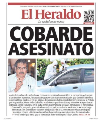 New York Times revela nombres de policías involucrados en muerte del zar antidrogas