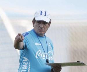 El DT explicó que a la Uncaf llevará una Sub 25 y que “la base será la Olímpica'(Foto: El Heraldo Honduras/ Noticias de Honduras)